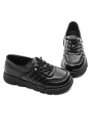 Pantofi Casual Dama din piele naturala KM2583 BLACK | FORMAZIONE