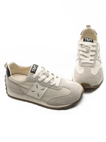 Pantofi Sport Dama din piele naturala KM7731 CREAM | FRANCO GERARDO