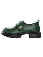 Pantofi Casual Dama din piele naturala KM6715 GREEN | FORMAZIONE