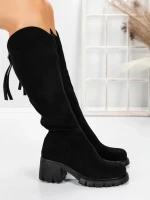 Cizme Dama cu Toc 3WL15 BLACK | MEI