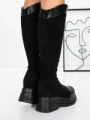 Cizme Dama cu Platforma 58WL13 BLACK | MEI