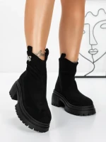 Ghete Dama cu Platforma 58WL21 BLACK | MEI