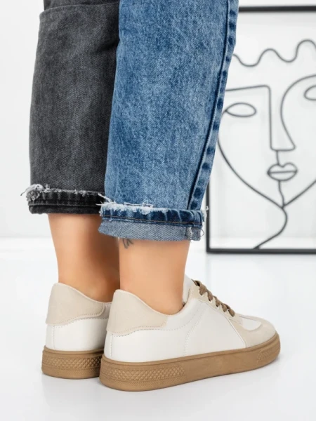Sneakers Dama 986 BEIGE-KHAKI | FASHION