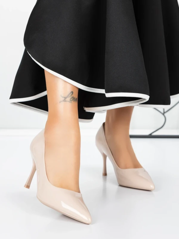 Pantofi Stiletto 3AXKK201 NUDE | MEI