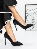 Buty na grubej podeszwie 3DC36 Czarny | Mei