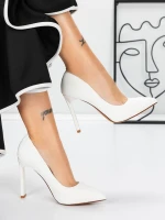 Buty na grubej podeszwie 3DC36 Biały | Mei