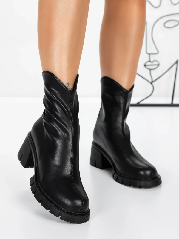 Botki 3WL16 Czarny | Mei