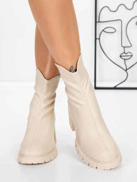 Botki 3WL16 Beżowy | Mei