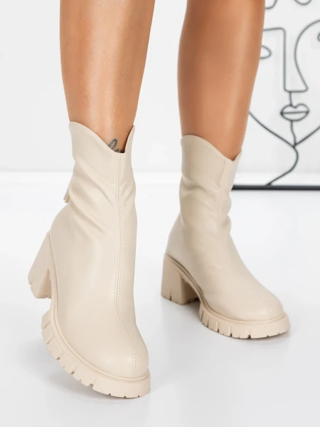 Botki 3WL16 Beżowy | Mei