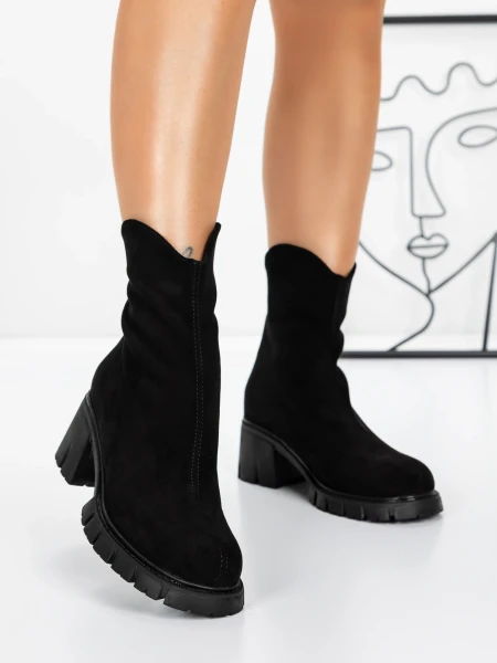 Botki 3WL16 Czarny | Mei