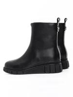 Ghete Dama din piele naturala E90523-1 BLACK | ADVANCER