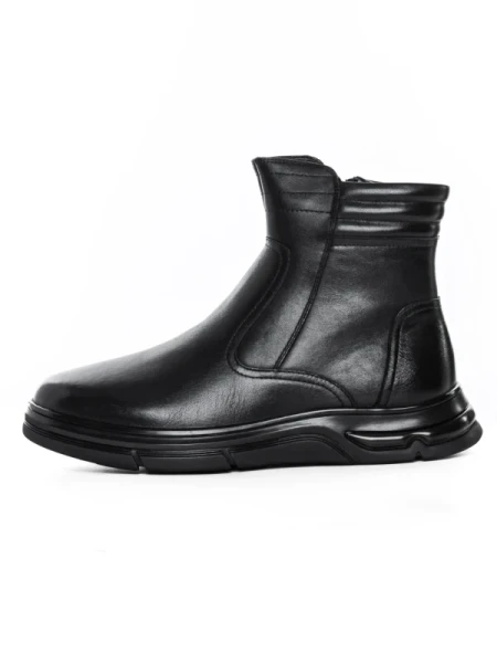 Ghete Barbati din piele naturala Z184550-1 BLACK | ADVANCER