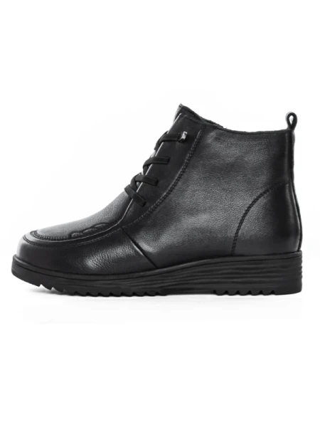 Ghete Dama din piele naturala 3908 BLACK | ADVANCER