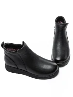 Ghete Dama din piele naturala 3901 BLACK | ADVANCER