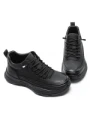 Ghete Barbati din piele naturala E90005 BLACK | ADVANCER