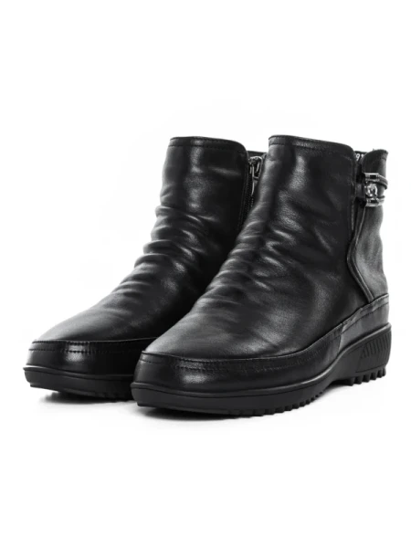 Ghete Dama din piele naturala B69199-6 BLACK | ADVANCER