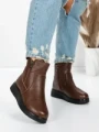 Ghete Dama Imblanite 5XJ83 BROWN | MEI