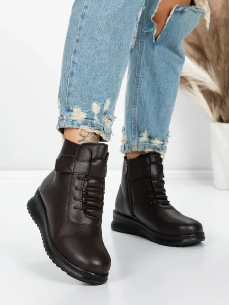 Ghete Dama Imblanite 5XJ90 BROWN | MEI