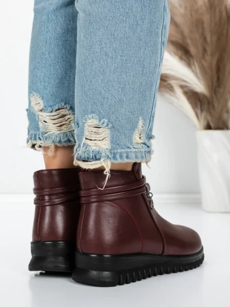 Ghete Dama Imblanite 5XJ87 WINERED | MEI