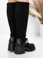 Cizme Dama cu Toc 57WL7 BLACK | MEI