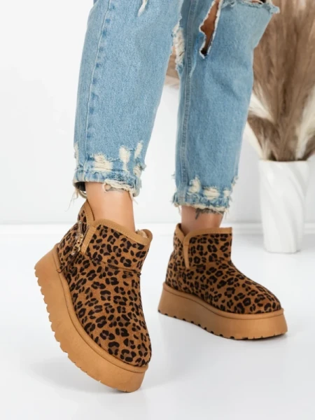 Ghete UG Dama 5GB7 DARK LEOPARD PRINT | MEI