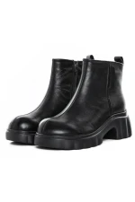 Ghete Dama din piele naturala 82620 BLACK | ADVANCER