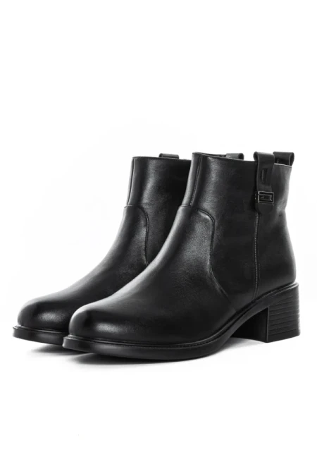 Ghete Dama din piele naturala 4915503 BLACK | ADVANCER