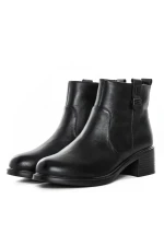 Ghete Dama din piele naturala 4915503 BLACK | ADVANCER