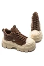 Ghete Dama din piele naturala 5020-1 BROWN | ADVANCER