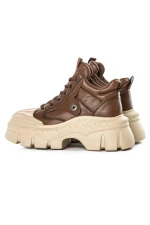 Ghete Dama din piele naturala 5020-1 BROWN | ADVANCER
