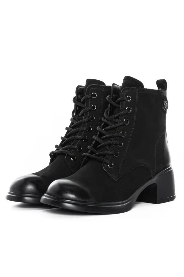 Ghete Dama din piele naturala 6970-5 BLACK | ADVANCER