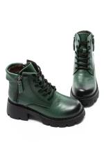 Ghete Dama din piele naturala 8099-2 GREEN | ADVANCER