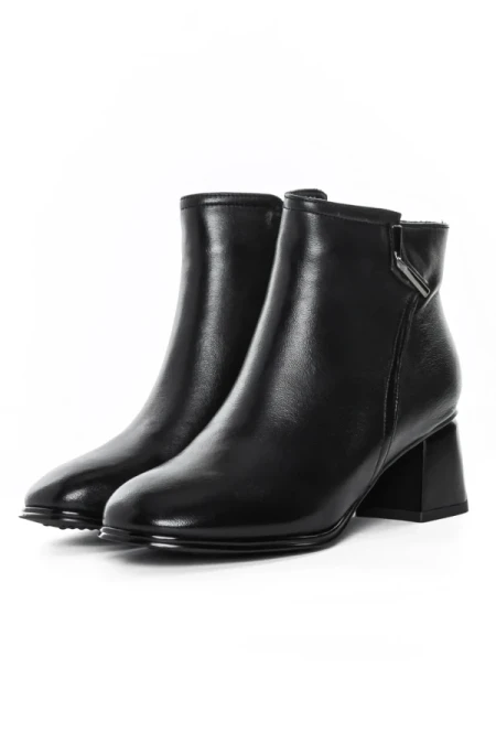 Ghete Dama din piele naturala 2239-50 BLACK | ADVANCER