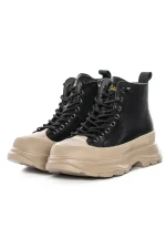 Ghete Dama din piele naturala 66081 BLACK | ADVANCER