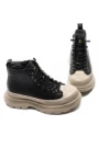 Ghete Dama din piele naturala 66081 BLACK | ADVANCER