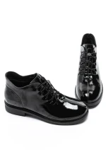 Botki damskie na wiosnę-jesień 3826G03 Czarny | Formazione