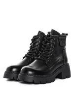 Botki na platformie 8099 Czarny | Formazione