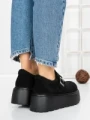 Ghete Dama cu Platforma 58WL18 BLACK | MEI