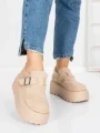Ghete Dama cu Platforma 58WL18 BEIGE | MEI