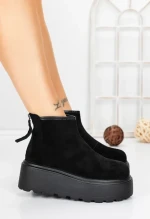 Ghete Dama cu Platforma 58WL19 BLACK | MEI