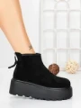 Ghete Dama cu Platforma 58WL19 BLACK | MEI