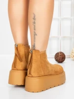 Ghete Dama cu Platforma 58WL19 YELLOW | MEI