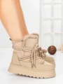 Ghete Dama cu Platforma 5GB9 KHAKI | MEI
