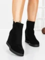 Ghete Dama cu Platforma 5AH51 BLACK | MEI
