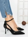 Pantofi Stiletto 5DC26 BLACK | MEI