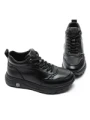 Ghete Barbati din piele naturala 6908 BLACK | ADVANCER