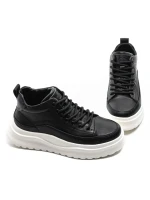 Ghete Barbati din piele naturala 7793 BLACK | ADVANCER