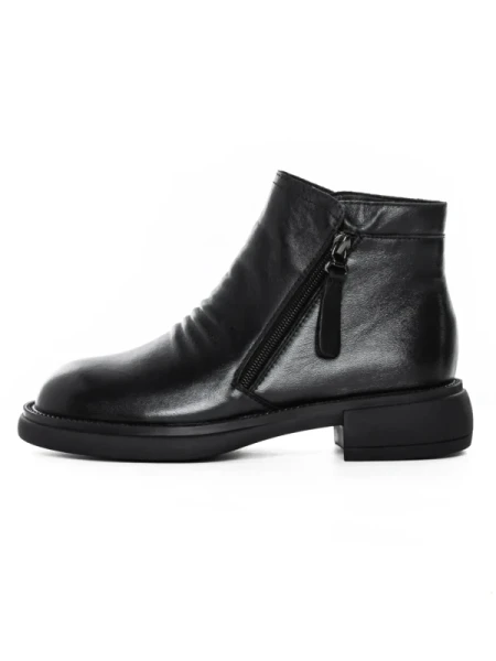 Ghete Dama din piele naturala 9A819 BLACK | ADVANCER