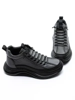 Ghete Barbati din piele naturala M668 GREY | ADVANCER