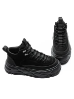 Ghete Barbati din piele naturala 88860 BLACK | ADVANCER